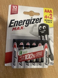 Батарейки Energizer Max AAA 4+4 шт (E301533902/E30328000) фото от покупателей 1