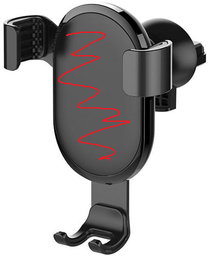 Автодержатель для телефона ColorWay Metallic Gravity Holder Black (CW-CHG01-BK) фото от покупателей 1