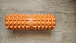 Массажный ролик 45 см роллер для фитнеса, йоги EasyFit Grid Roller v.2.2 Синий (МФР валик для массажа всего тела: рук, ног, спины, шеи)