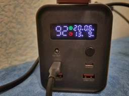 Павербанк 60000 mAh QC 3.0 PD 100W Ліхтарик - для ноутбука телефона роутера айфона, Універсальна батарея Зовнішній акумулятор, темно-сірий фото від покупців 14