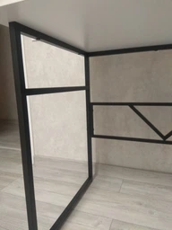Компьютерный стол Ferrum-decor Раян 75x100x70 черный ДСП Белое 16мм фото от покупателей 7