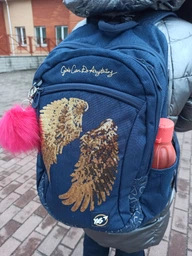 Рюкзак YES T-121 Cool girls синий для девочек 20 л (552534)