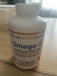 Жирні кислоти California Gold Nutrition Omega-3 Premium Fish Oil DHA 100 капсул фото від покупців 3