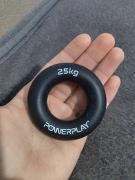 Еспандер кистьовий силіконовий PowerPlay PP-4324 Hand Grip Ring Hard 25 кг Чорний фото від покупців 14