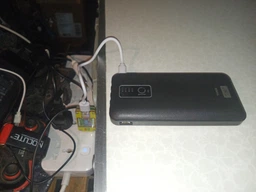 Портативна батарея Power Bank 10000 mAh з підтримкою швидкого заряджання (4 кабелі) Power Way TX-108 фото від покупців 4