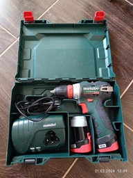 Шуруповерт-дриль Metabo POWERMAXX BS BL Q, акумуляторний, Li-Power, 2*12 В, 2 Ач, 0-400/0-1500 об/хв, патрон 1-10мм, 20/38 Нм, кейс, 0.7кг (601749500) фото від покупців 6
