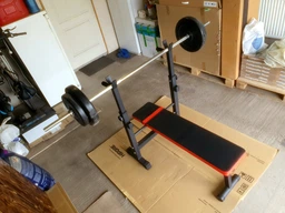 Скамья для жима TECOFIT для отжиманий лежа со штангой (TOP20066154)