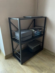Етажерка 3/60 Ferrum-decor Серії Конект 73x60x28 сірий ДСП Біле 16мм (XK00229) фото від покупців 2