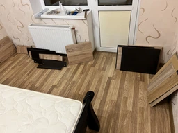 Тумбочка ліжка Меблі Сервіс Вероніка (комплект 2 шт) Дуб самоа + венге фото від покупців 1