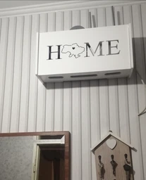 Полиця для роутера Wi-Fi HOME коробка 40*20*10 см Біла фото від покупців 2