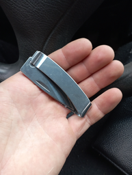 Карманный Серебристый Маленький Нож-Зажим для денег GD76 фото от покупателей 2
