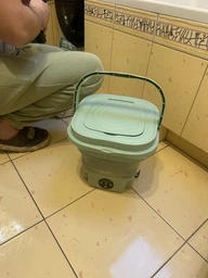 Машина пральна складана Maxtop Silicon Washing Machine Рожева фото від покупців 6