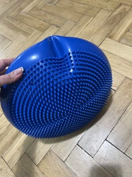 Балансировочная массажная подушка EasyFit EF-1840E-P диск сенсомоторный для йоги и медитации с насосом Розовый (56003124) фото от покупателей 18