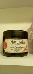Маска з перцем 3 в 1 Проти випадіння, стимуляція росту та зміцнення Hair Compliment Naturalis 500 мл. фото від покупців 15