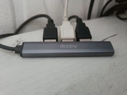 USB-хаб, концентратор / розгалужувач для ноутбука Addap UH-05, на 4 порти USB 3.0 + USB 2.0, Gray фото від покупців 4