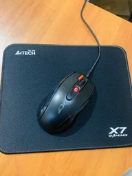 Миша ігрова комп'ютерна A4Tech X-710BK Black USB + килимок A4Tech X7-200MP (218724) фото від покупців 4