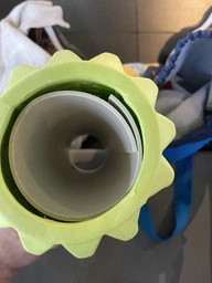 Масажний ролик EasyFit Grid Roller 45 см v.2.2 Помаранчевий фото від покупців 15