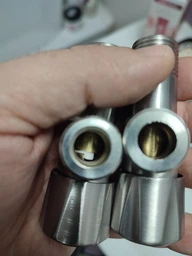 Кран приладовий Kroner KRP Edelstahl Klassisch - ESG101 1/2" × 1/2" НН, букса, нержавіюча сталь