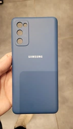 Чехол Silicone Cover Full для Samsung Galaxy S20 FE Синий
