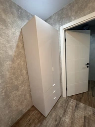Шкаф для одежды Doros Гелар 2 ДСП 77.5х49.5х203.4 Графит/Графит (80737023) фото от покупателей 3