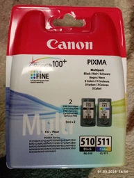 Набір картриджів Canon PG-510 / CL-511 Multi Pack Black+Color (2970B010)