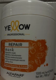Відновлююча маска для сильно пошкодженого волосся Yellow Repair Mask 500 мл фото від покупців 1