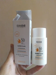 Солнцезащитный супер флюид Babe Laboratorios SPF 50 для всех типов кожи 50 мл (8437014389449) фото от покупателей 2