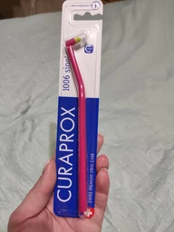 Зубная щетка монопучковая Curaprox CS 1006 Single & Sulcular 6 мм Голубая (CS 1006-03) (7612412271300) фото от покупателей 14