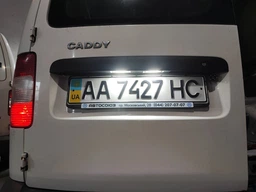 Ліхтар освітлення номерного знаку світлодіодний LED SKODA SUPERB I; VW CADDY III, CADDY III/MINIVAN, PASSAT B5.5, TOURAN, TRANSPORTER V 11.00-08.15 3B5 943 021 E TURKEY