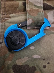 Брелок-ліхтарик Munkees Carabiner LED with Bottle Opener NEW Blue (1089-NEW-BL)
