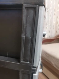 Пластиковий комод Effe plastics "Стиль-2" сіро-чорний 38х46х90 см фото від покупців 5