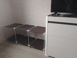 Складной каркасный тканевый текстильный шкаф на 3 секции Storage Wardrobe 88130 Синий (N-14) фото от покупателей 2