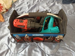 Сумка для инструмента открытая WORKPRO 410x235x270мм 600D полиэстер PRO WP281011 фото от покупателей 2