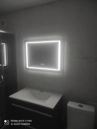 Зеркало Kroner KRP Spiegel HR2 - 7050 с LED-подсветкой и антизапотеванием фото от покупателей 4