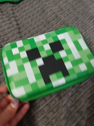 Детский школьный пенал Майнкрафт Minecraft для мальчиков зеленый органайзер 3 отделения фото от покупателей 18