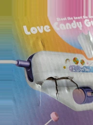 Пистолет чупа чупс Candy Gun Art Фиолетовый фото от покупателей 1