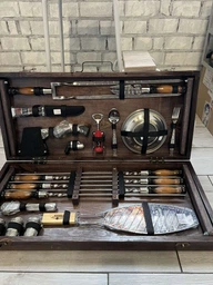 Набор шампуров в кейсе Шампура для шашлыка Grill Master Идеальный подарок мужчине папе куму другу HAPPY DAYS KS-7508 фото от покупателей 1