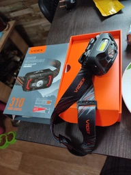 Налобный фонарь аккумуляторный VIDEX VLF-H025C 310Lm 5000K светодиодный фонарик на голову черный фото от покупателей 14