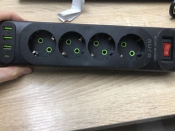 Сетевой фильтр-удлинитель Aura Energy 4+3 USB-A + USB-C (PD) 2 м White (AUEMFP43PD2MW) фото от покупателей 13