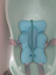 Матрасик для купания с ремнями безопасности для детской ванной Baby Bath Pillow 2 бирюзовый (GS-63682) фото от покупателей 1