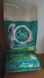 Сухий корм PURINA ONE Indoor для дорослих котів, що постійно перебувають у приміщенні, з індичкою 800 г (7613035468047) фото от покупателей 6