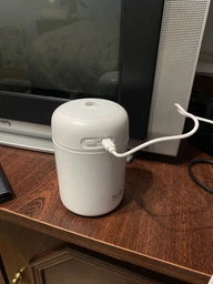 Увлажнитель воздуха мини ультразвуковой портативный Humidifier H2O светодиодный диффузор ночник Белый
