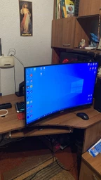 Настільне кріплення для монітора OfficePro MA712B 17-49" Black (MA712B) фото від покупців 19