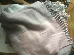ШАРФ жіночий M&J СКАЙ рожево-сірий 75х180 см 1122