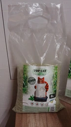 Наполнитель соевый Зеленый Чай для кошачьего туалета Top Cat Тофу Green Tea 6 л / 2,6 кг (4820169480507) фото от покупателей 4
