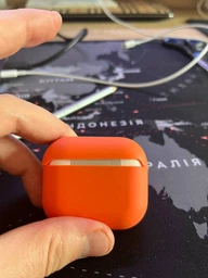 Силиконовый чехол для наушников Apple AirPods 3, Ultrathin Silicone Case, зеленый, защитный кейс, ультратонкий и легкий, защита от царапин и пыли, мягкий силикон, ArmorStandart (ARM60303) фото от покупателей 2