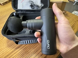 Перкусійний масажер для тіла та м'язів, ручний пістолет GYRO Muscle Mini S Gun Massager Black (GYRO-MiniS) фото від покупців 7