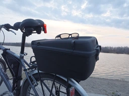 Контейнер на багажник Bike Box 42x31x22 см, черный (A-SP-0108)