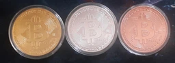Монета сувенирная Биткоин Bitcoin цвет: медь фото от покупателей 1