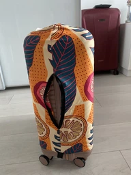 Чохол для валізи Coverbag дайвінг S бірюза фото від покупців 1